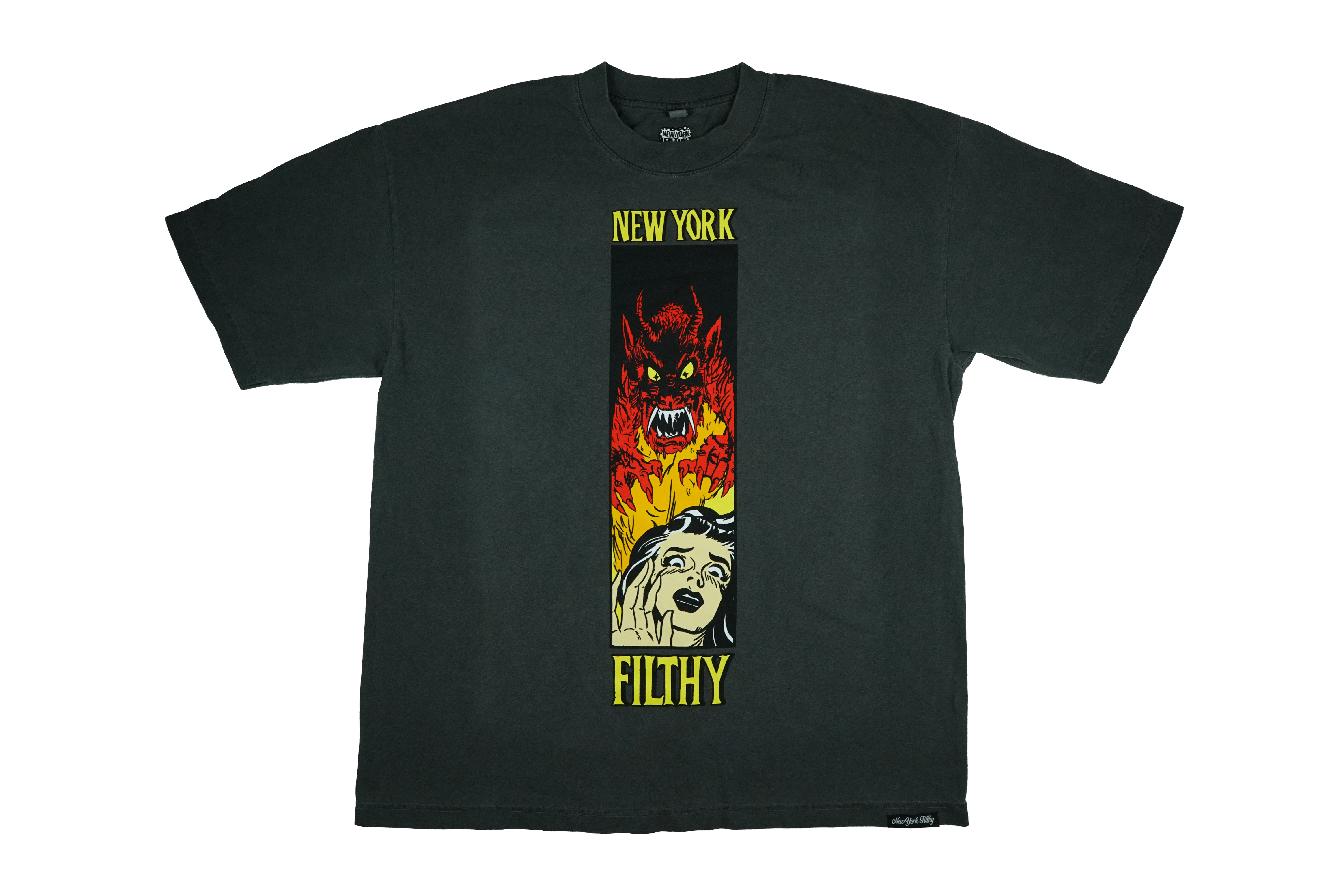 Demonic Tee - Vintage Black – New York Filthy