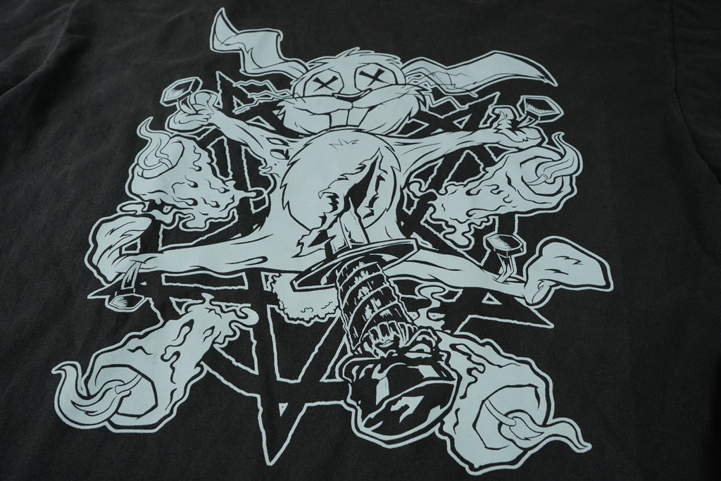 Rabbit Longsleeve Shirt- Vintage Black