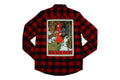 Red Riding Hood v2 Button Up Flannel Shirt- Red/Black