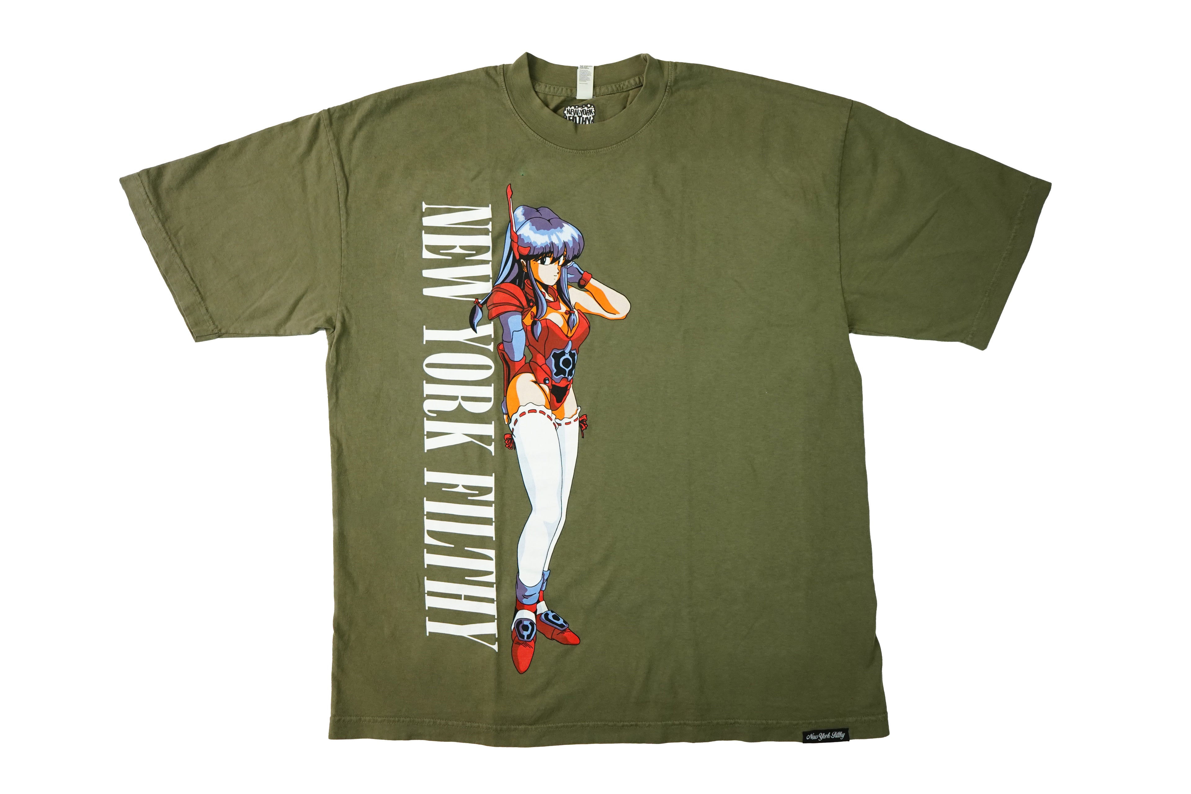 Anime Tee - Army Green