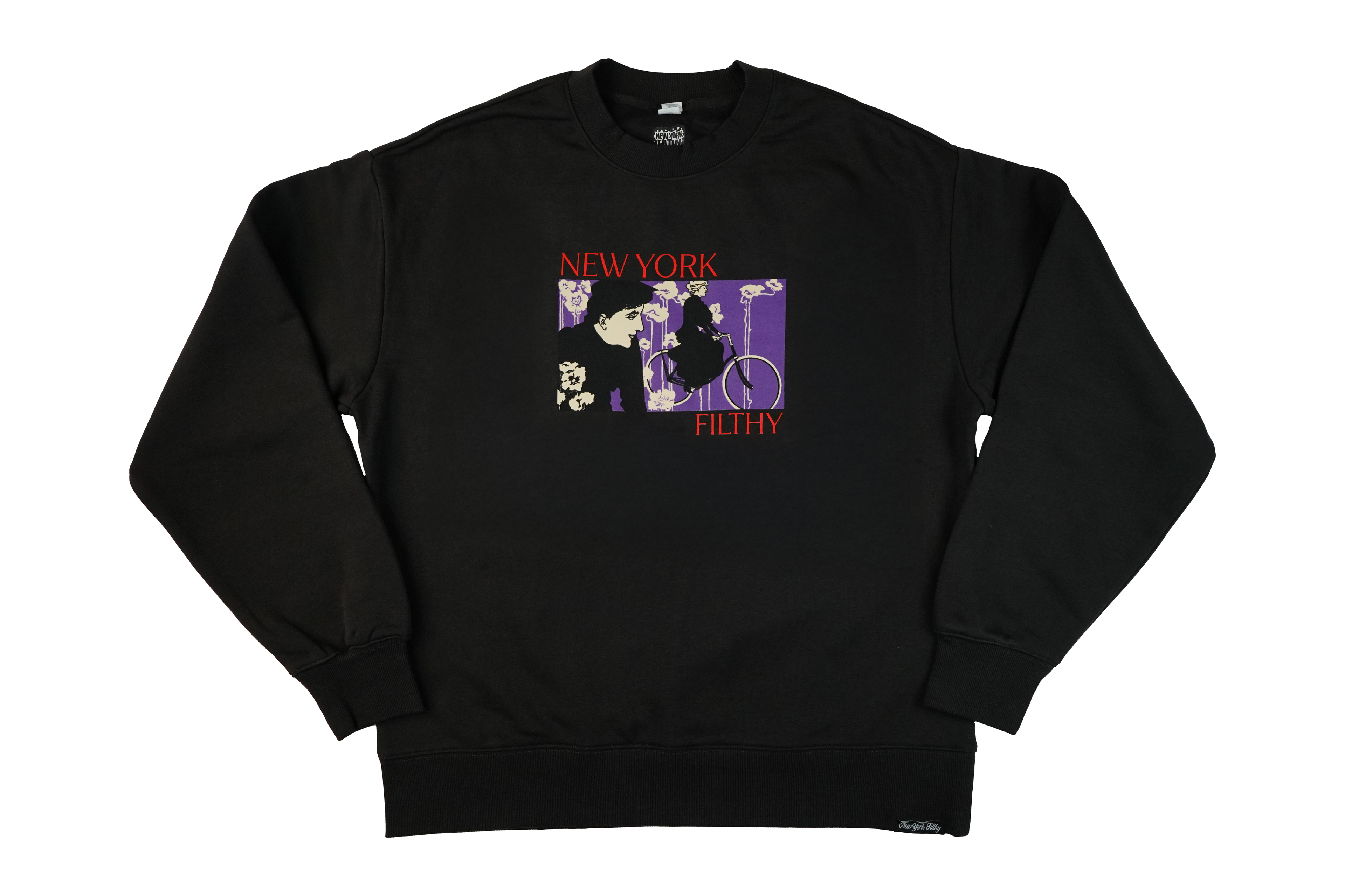 Bicycle Crewneck- Charcoal