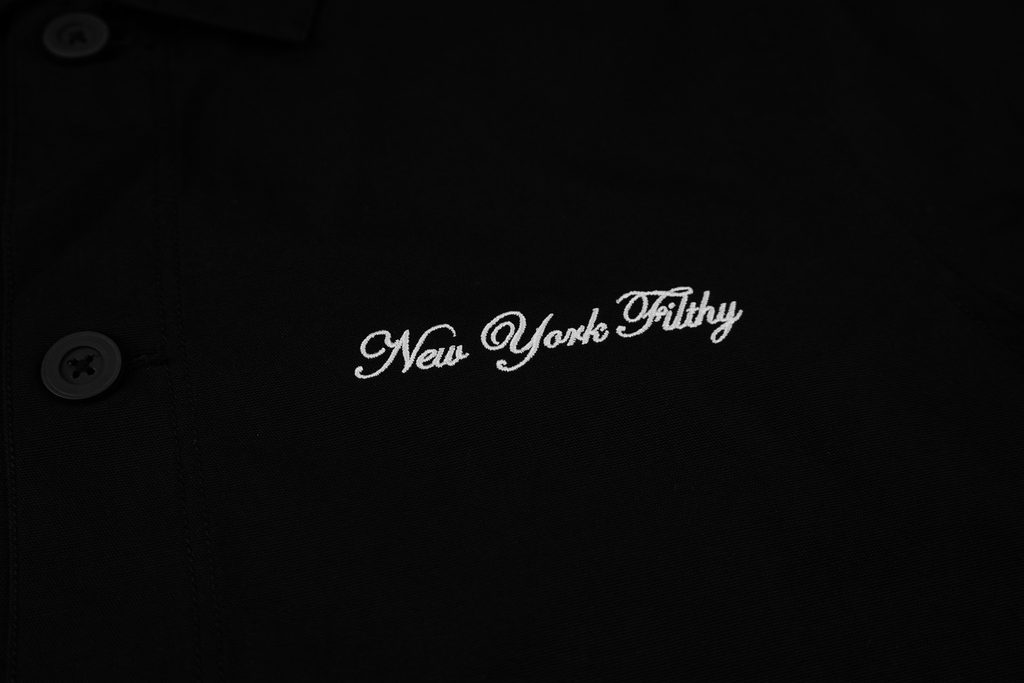 Rose Chore Jacket - Black