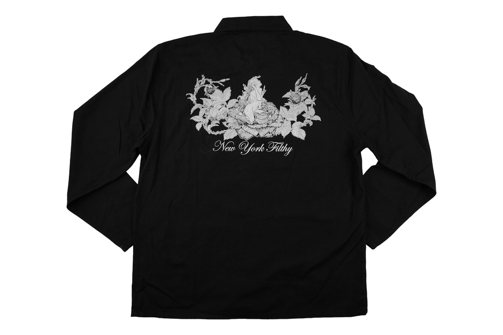 Rose Chore Jacket - Black