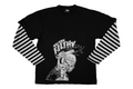 Chainsaw Double Sleeve Tee - Black
