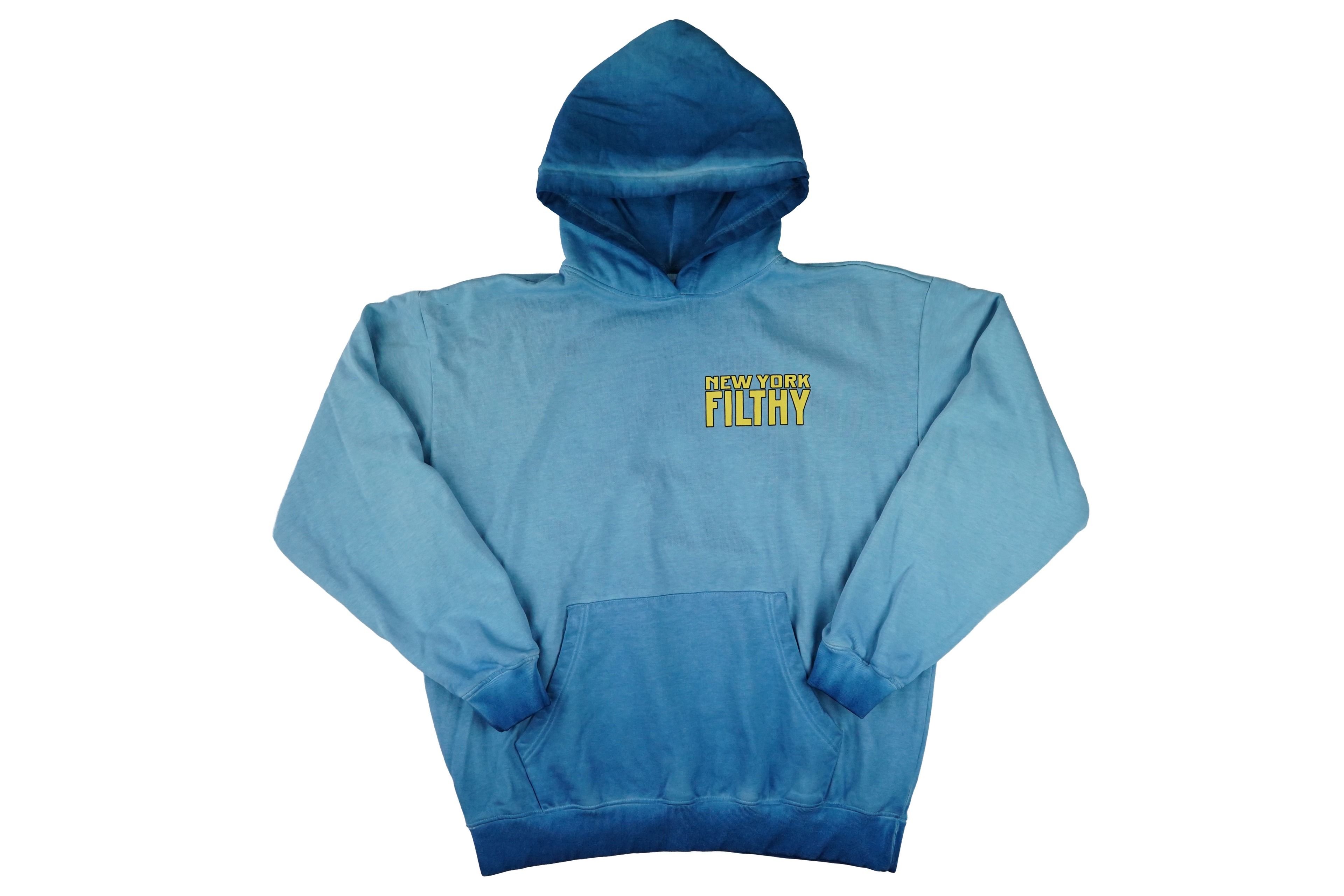 Pullover Hoodie- Blue Haze Oil Wash