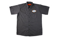 Mechanic Button Up Shirt- Charcoal/Black/White