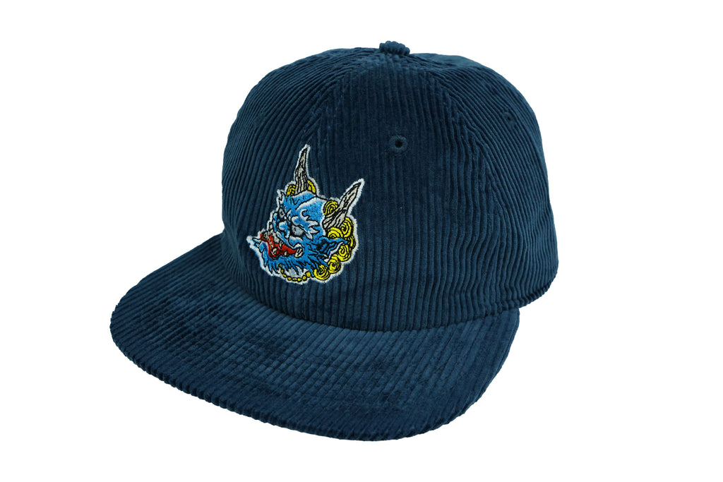 Oni 6 Panel Hat - Petrol Blue