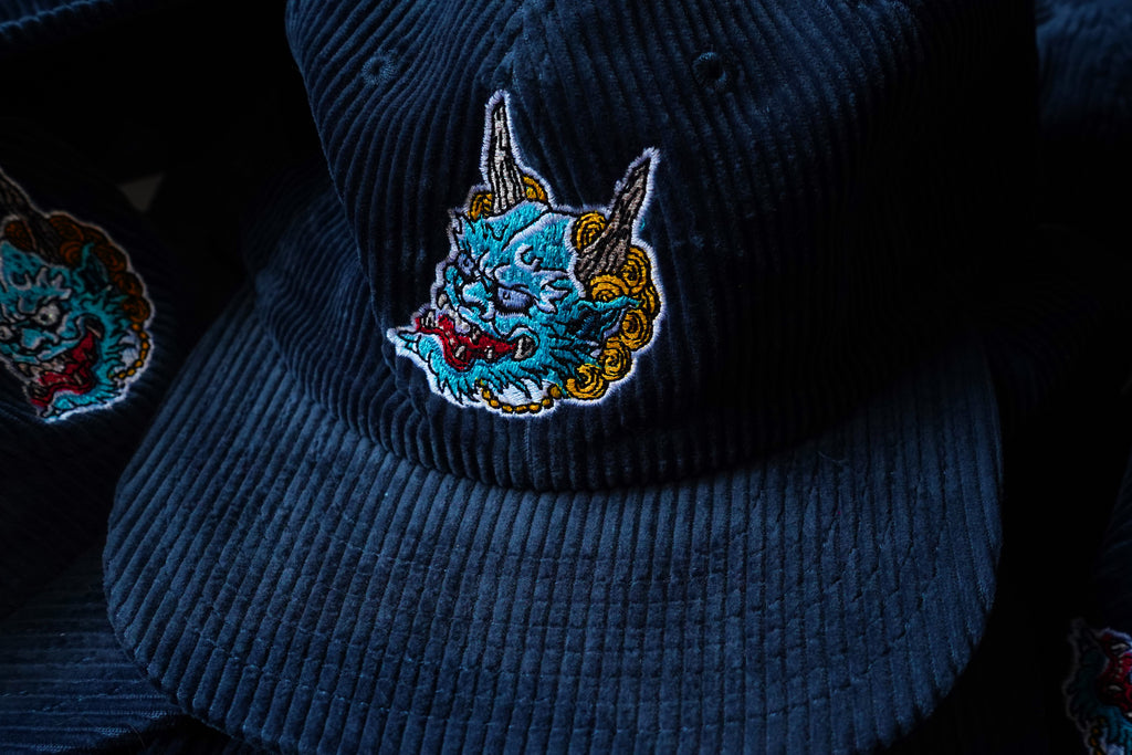 Oni 6 Panel Hat - Petrol Blue
