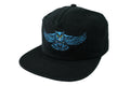 Owl 5 Panel Hat - Black