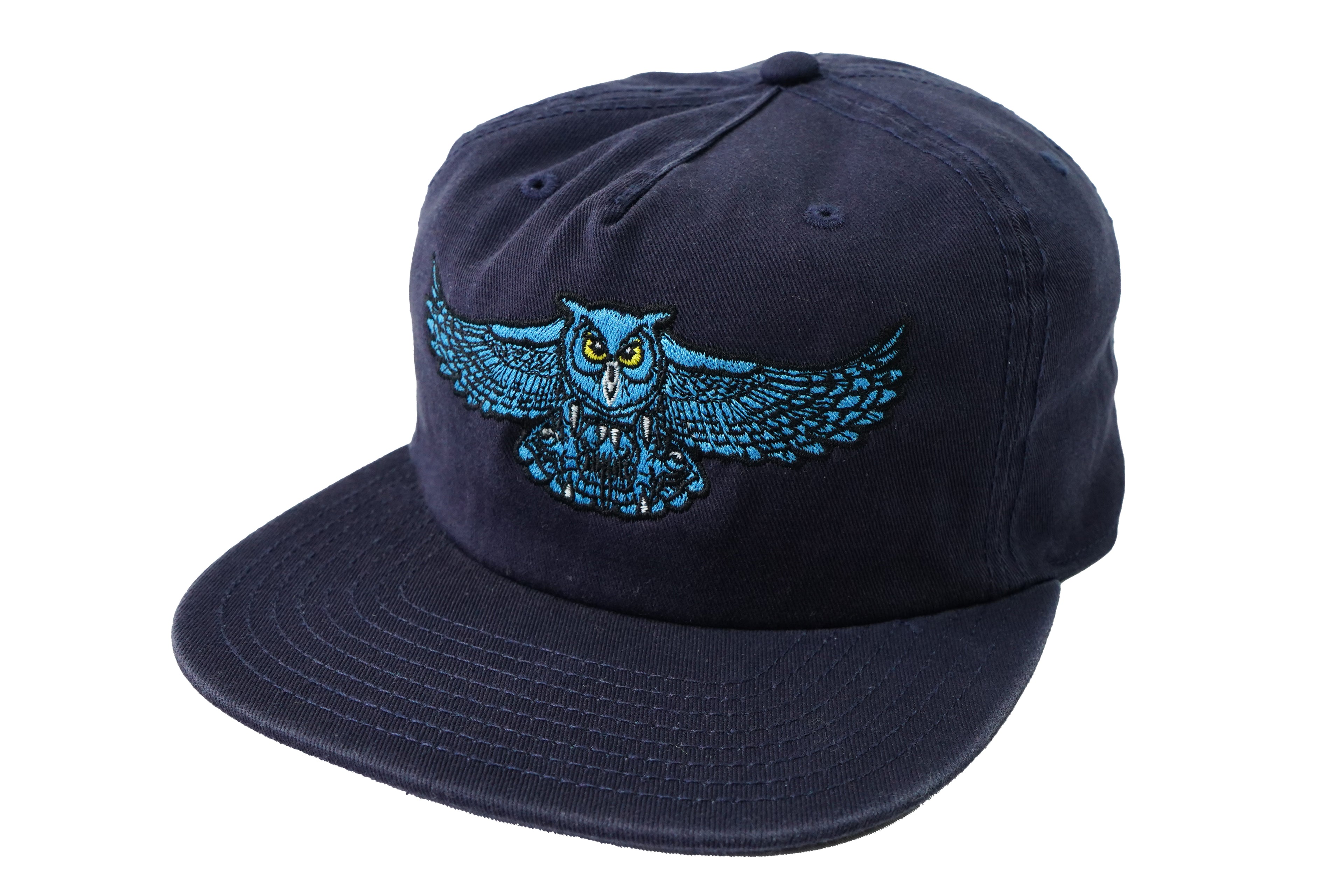 Owl 5 Panel Hat - Navy