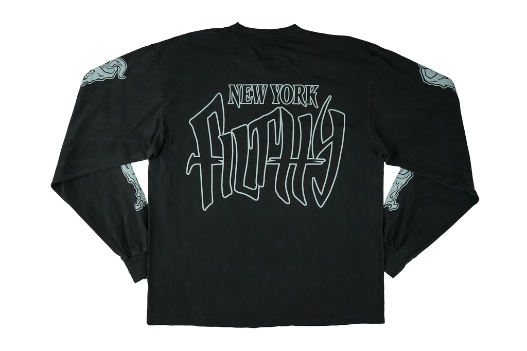 Rabbit Longsleeve Shirt- Vintage Black