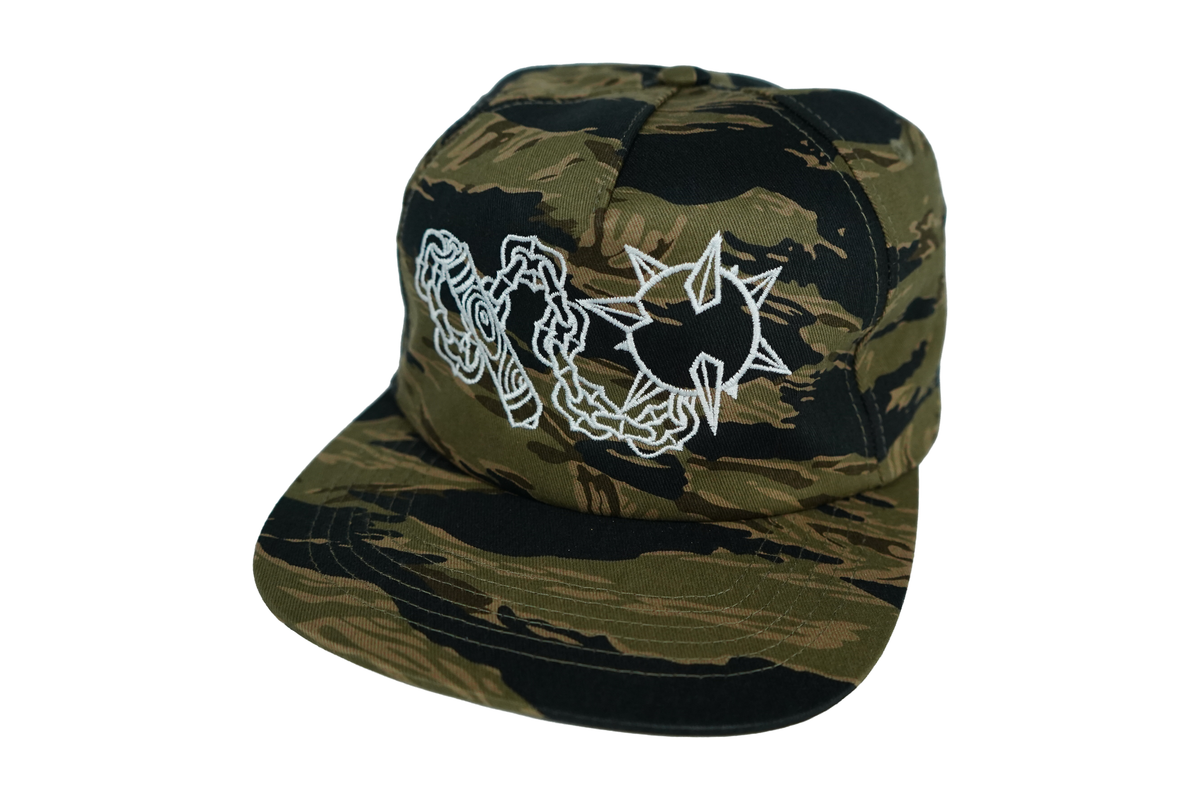Flail 5 Panel Hat - Tiger Camo